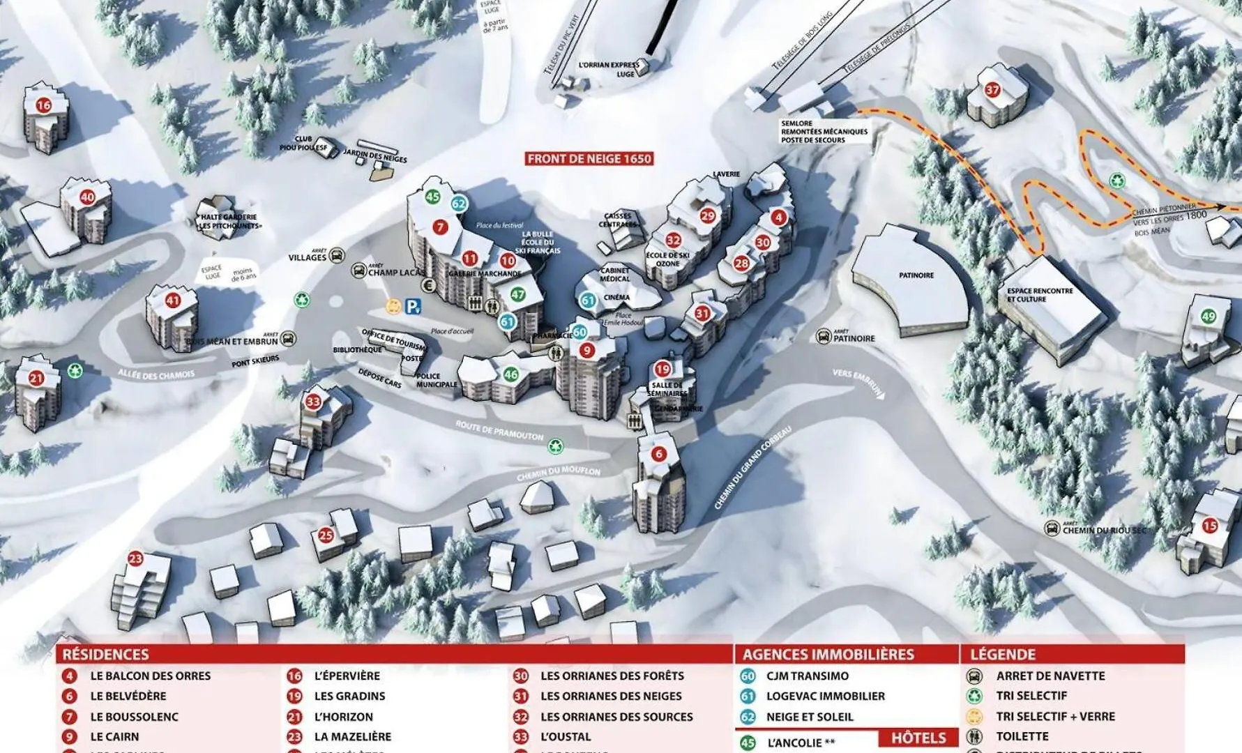 Residence Le Belvedere - Grand Studio 6 Personnes Centre Station Mae-0594 ليه أورس 0*,